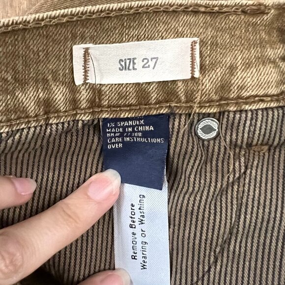 NWT Madewell Burnt Sienna Cut-Off Denim Jean Shorts Sz 27 - Picture 8 of 11